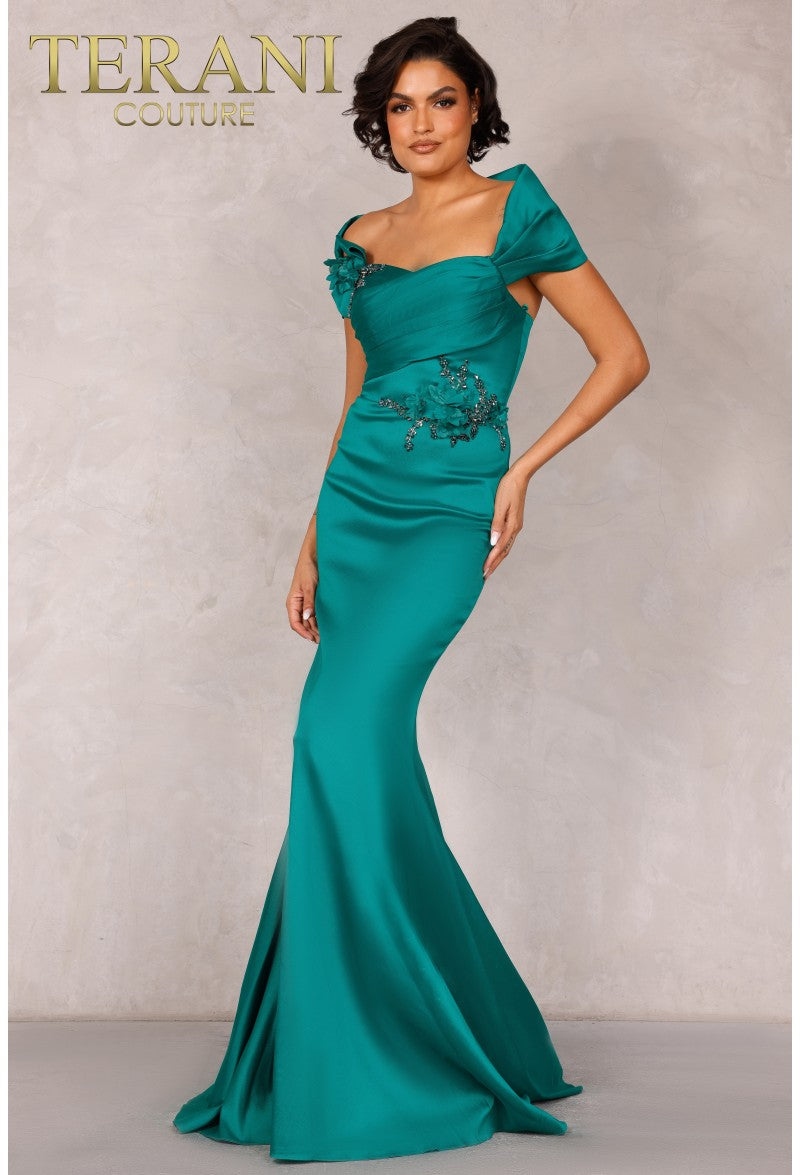 Emerald Terani Couture 2021M2969 Long Formal Mother of the Bride Dress for  $451.0 – The Dress Outlet