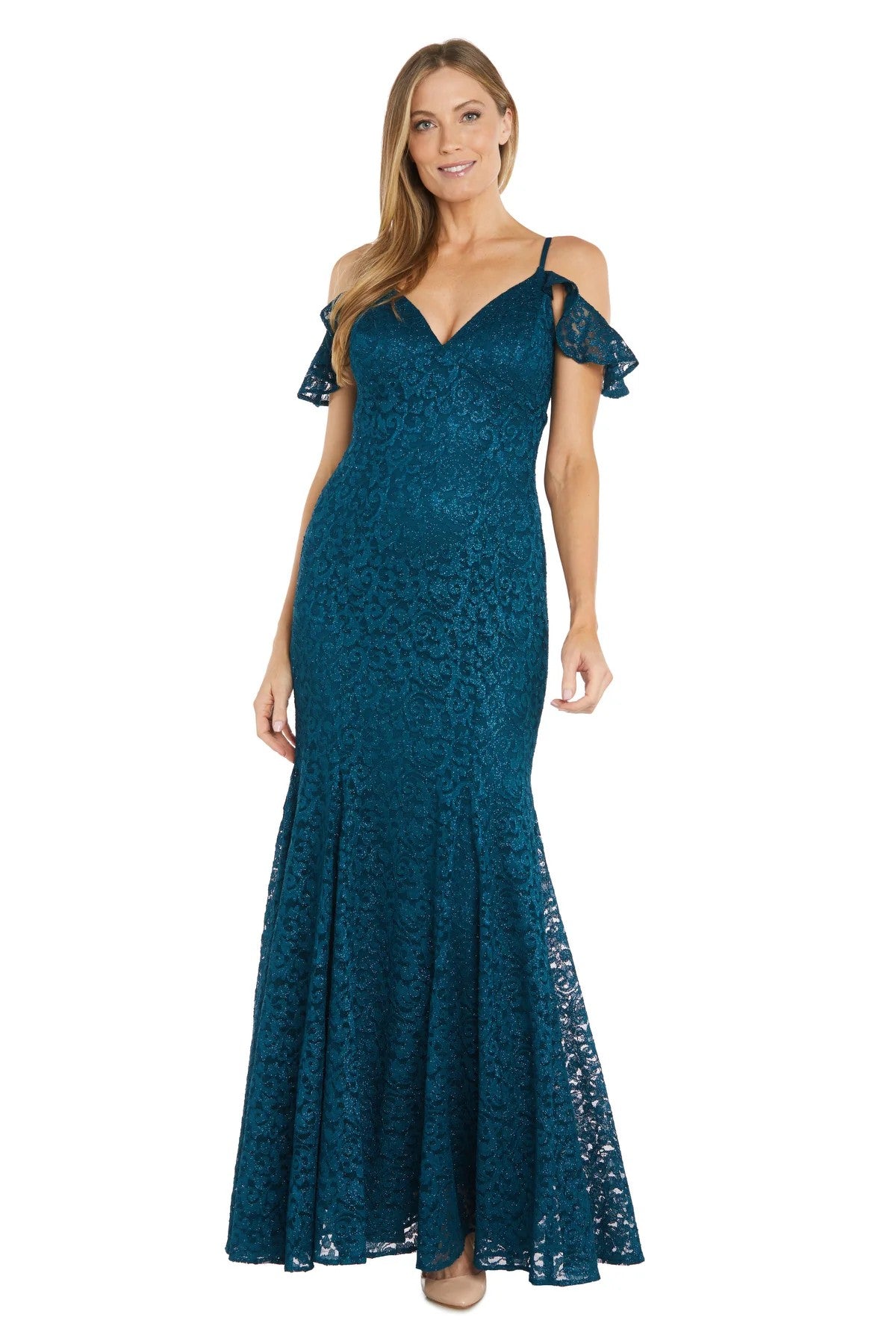 Peacock shops blue lace dress