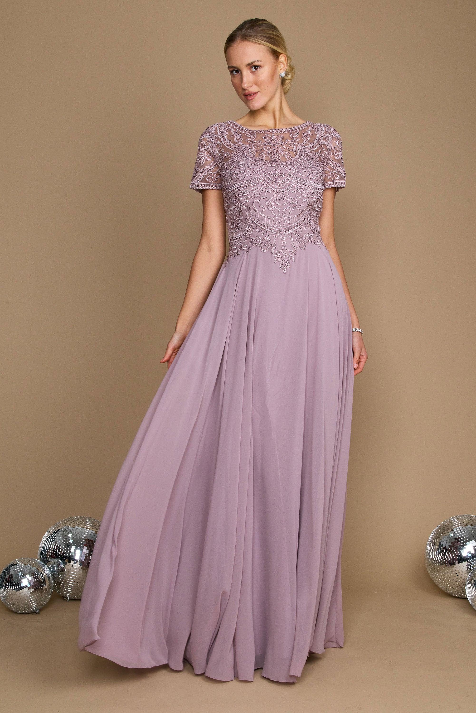 Mauve dress for mother of orders the bride