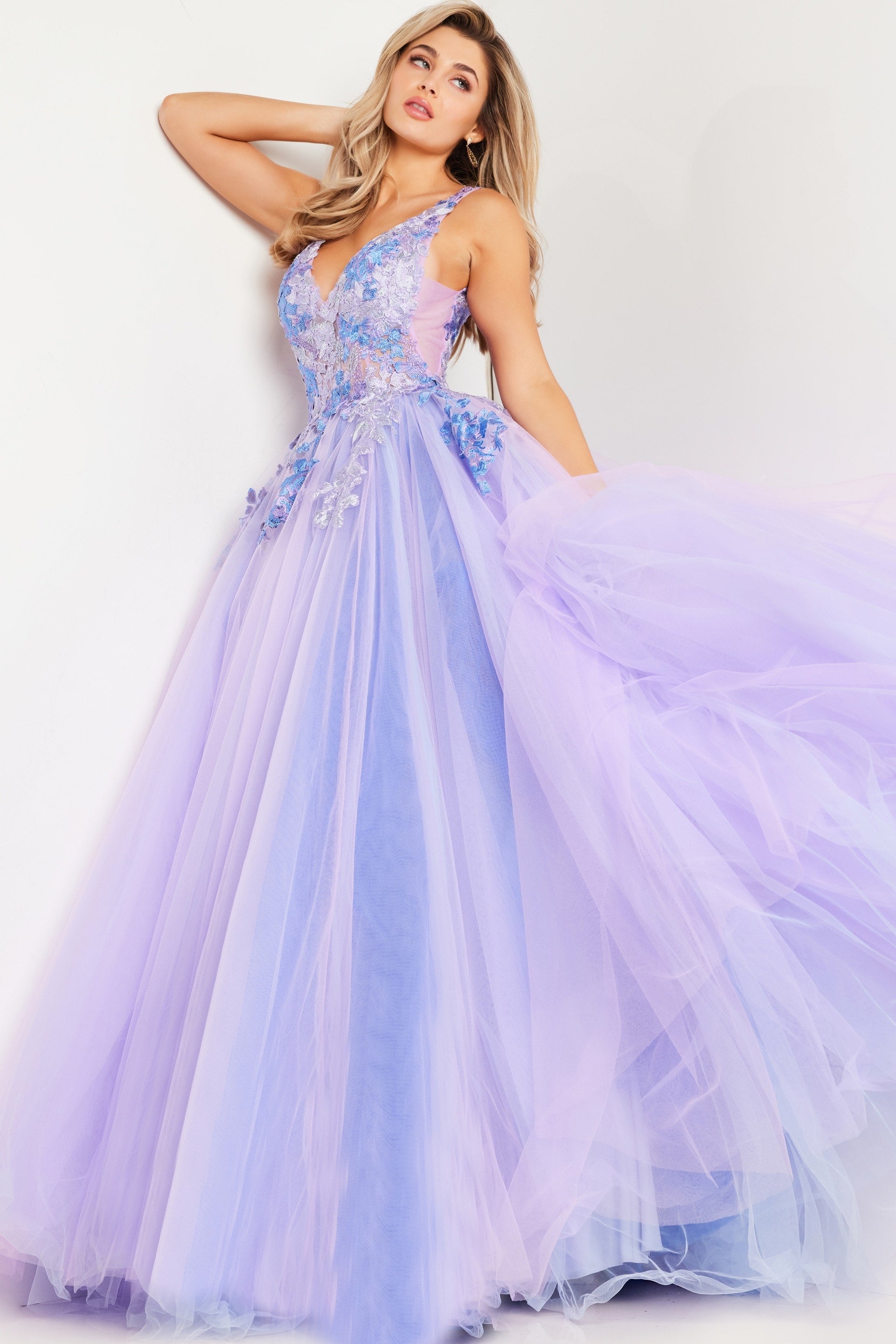 Jovani purple prom dress hotsell