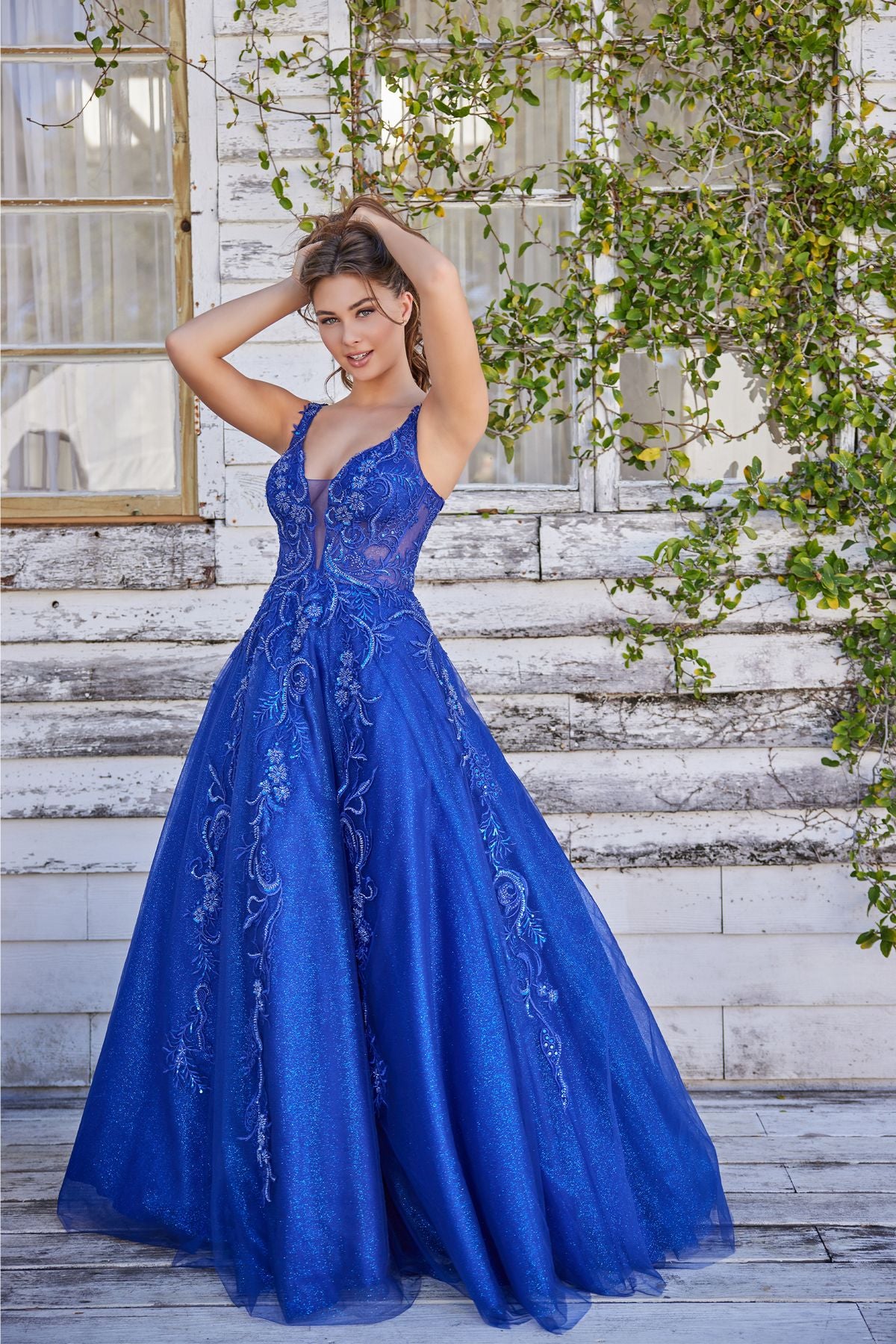 Sapphire formal clearance dress