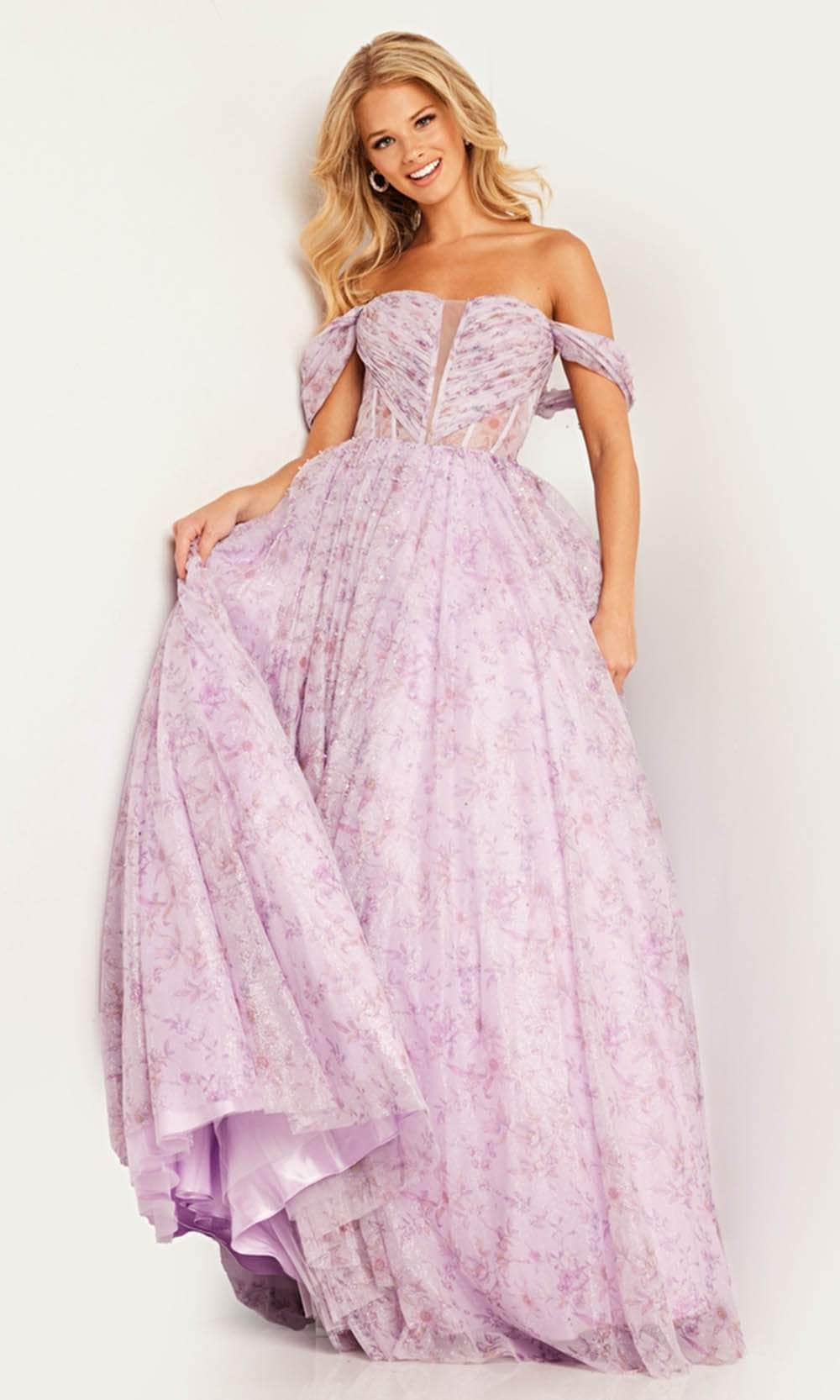 Jovani lavender fashion dress