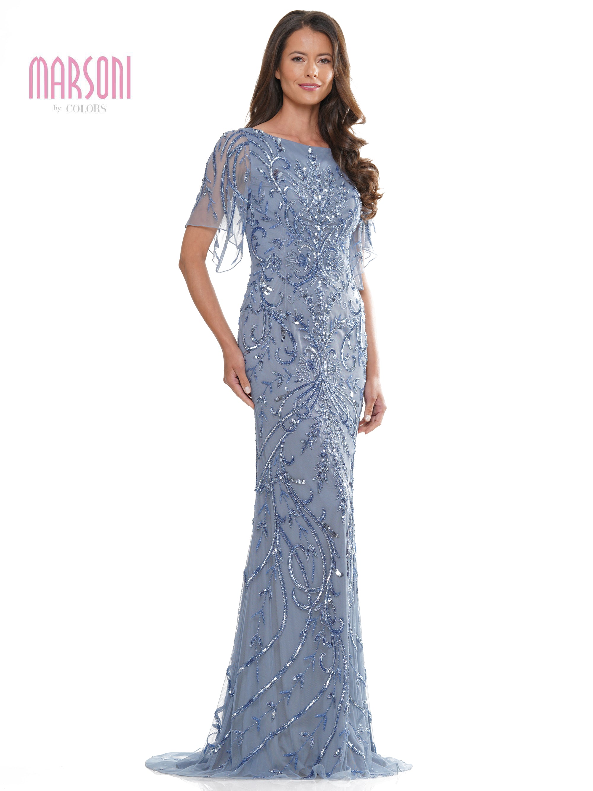 Slate Blue Mother of the Bride Dresses