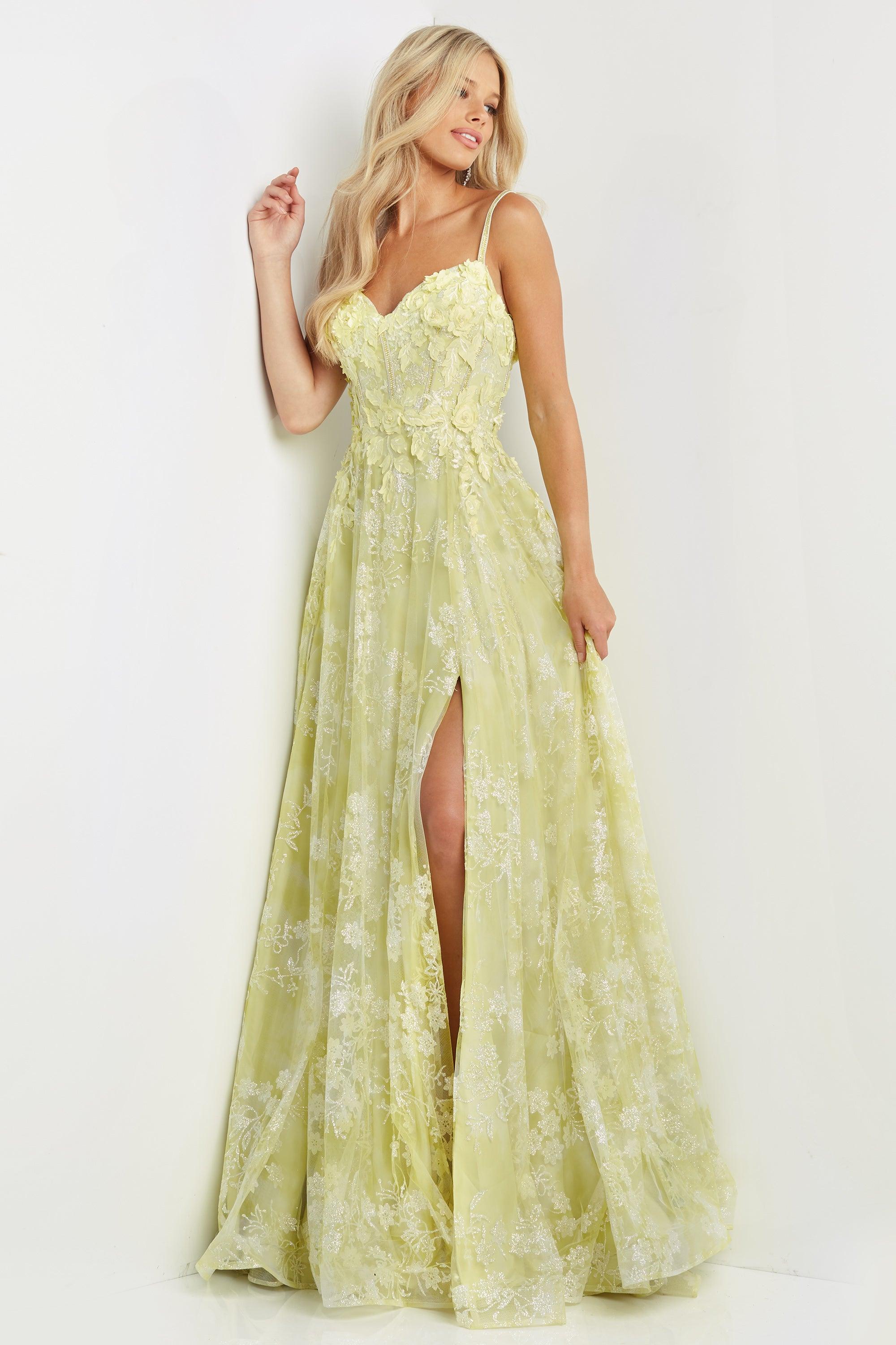 Jovani Floral Prom Dress