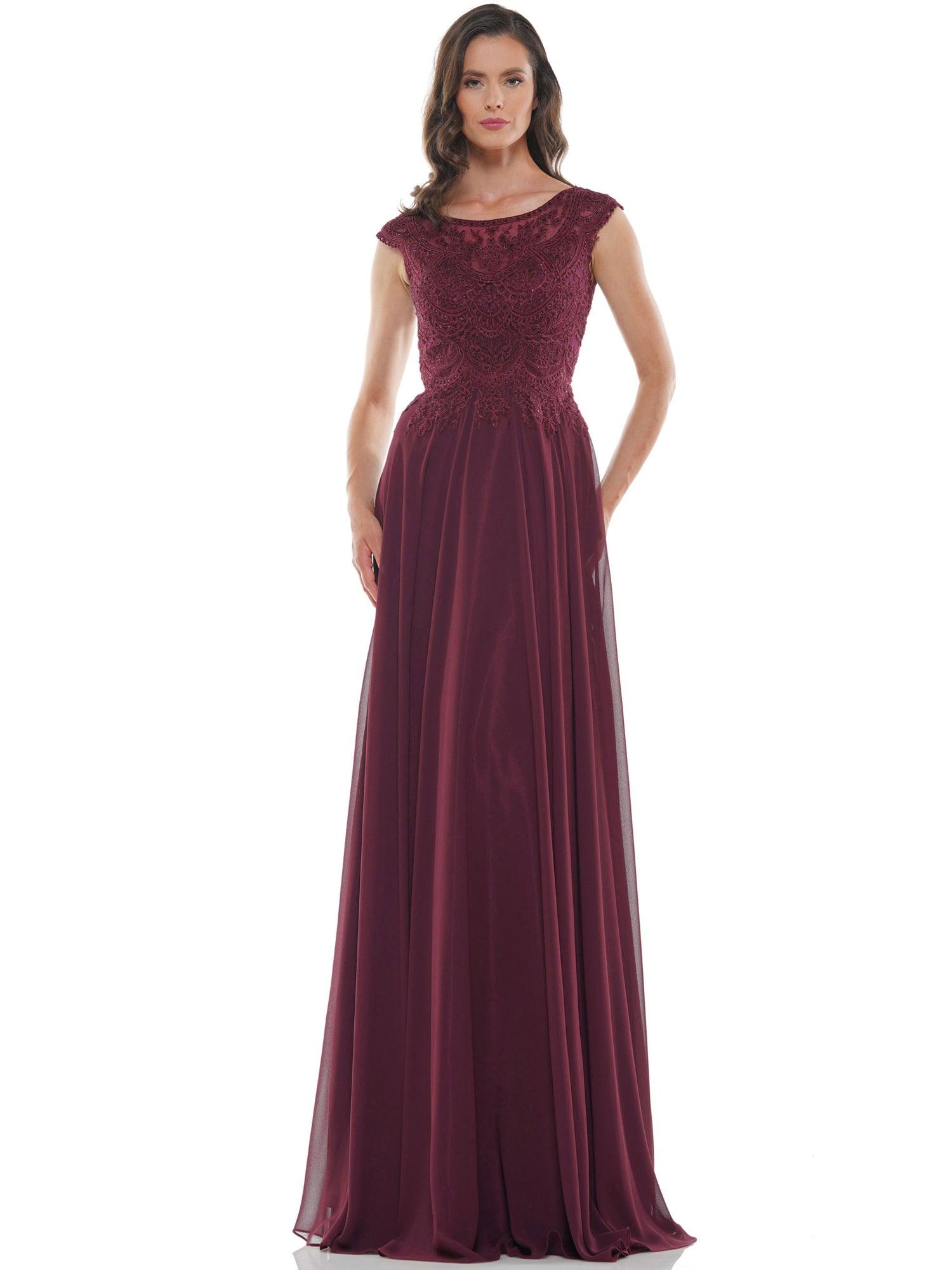 Wine Mother of the Bride Dress