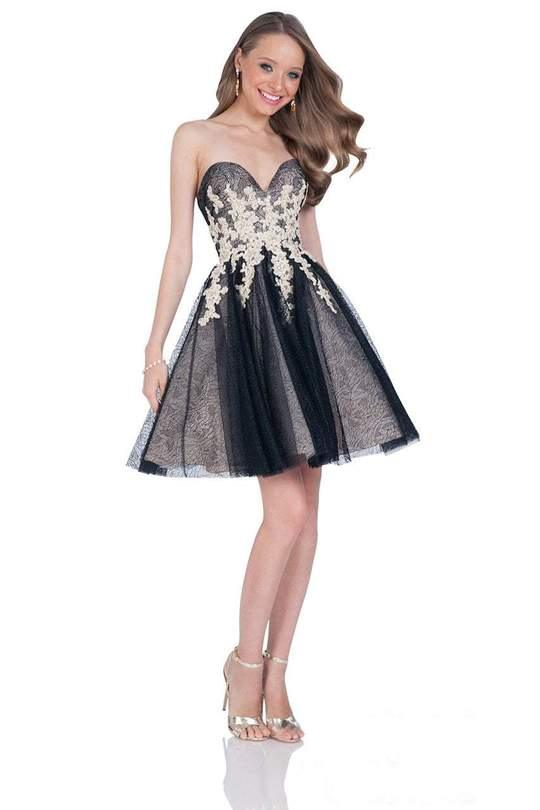 Terani Couture Short Prom Dress