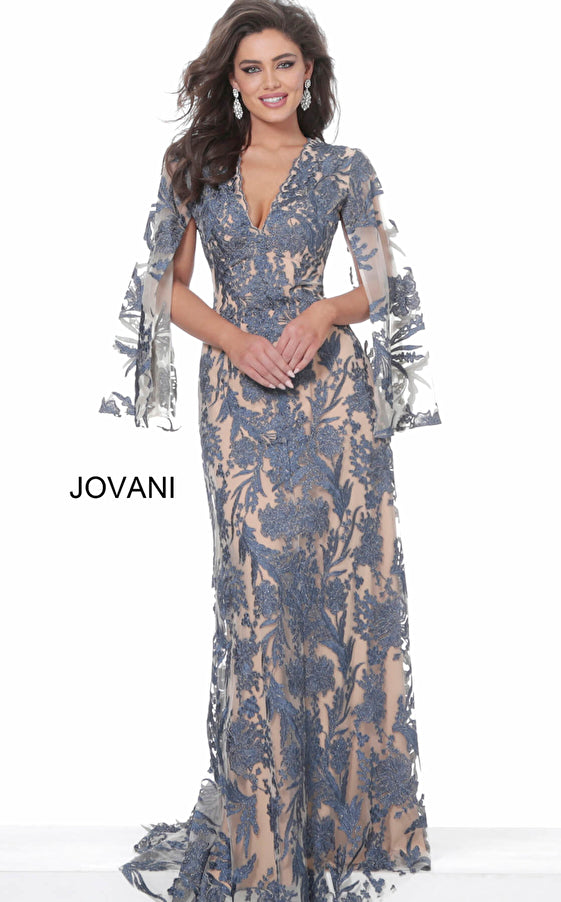 Jovani 00752 Long Sleeve Sleeve Mother of the Bride Gown