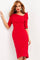 Cocktail Dresses Short Homecomimg Cocktail Dress  RED