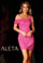 Cocktail Dresses Sequin Cocktail Short Prom Dress Sassy Magenta