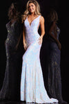 Jovani 08646 Long Sleeveless Mermaid Prom Dress