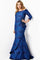 Mother of the Bride Dresses Mother of the Bride Off Shoulder Side Ruffle Dress Cobalt