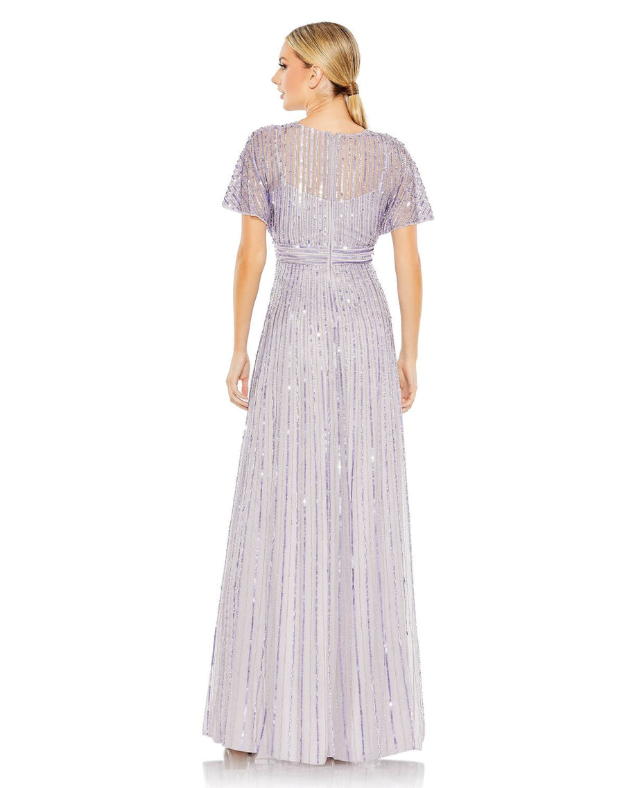 Formal Dresses Long Formal Prom Sequin A Line Dress Lavender