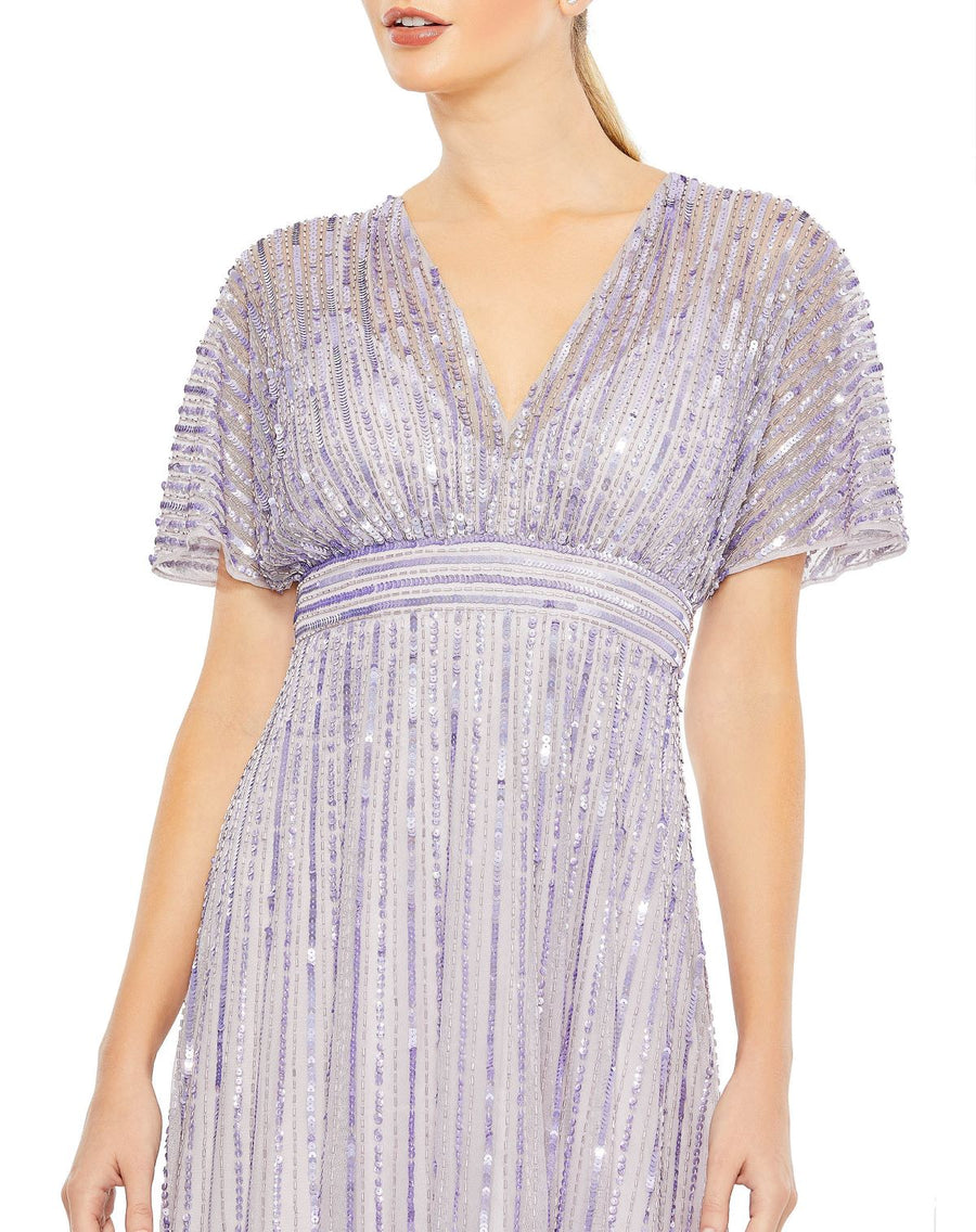 Formal Dresses Long Formal Prom Sequin A Line Dress Lavender