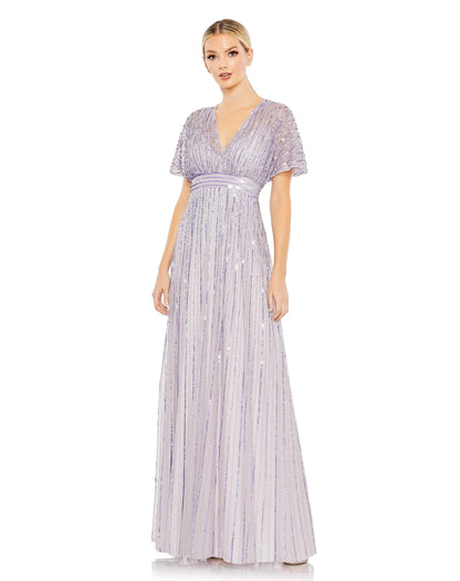 Formal Dresses Long Formal Prom Sequin A Line Dress Lavender