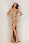 Prom Dresses Long Formal Sequin Prom Dress Champagne