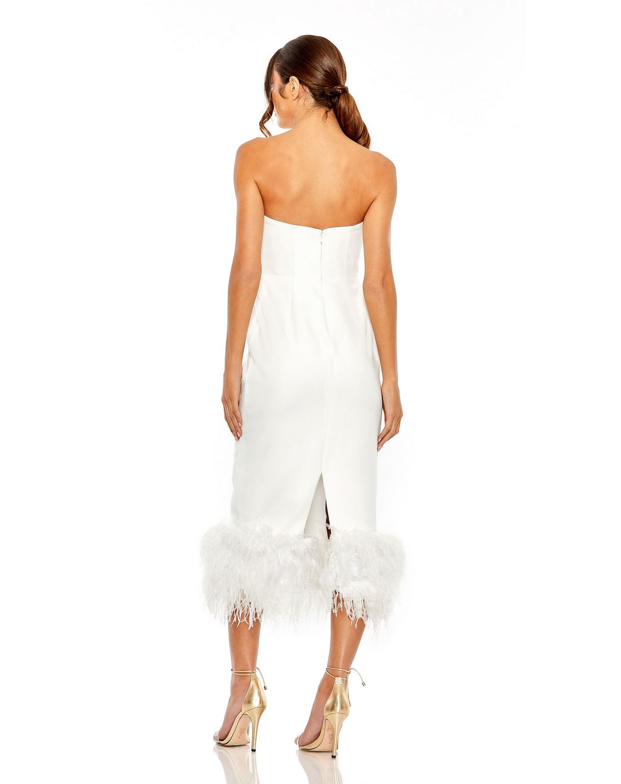 Cocktail Dresses Homecoming Strapless Cocktail Dress White