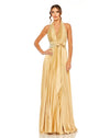 Prom Dresses Prom Long Halter Formal Dress Gold