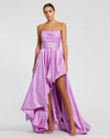 Prom Dresses High Low Strapless Prom Dress Orchid