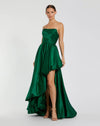 Prom Dresses High Low Strapless Prom Dress Emerald