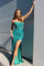 Prom Dresses Long Fitted Beaded Formal Prom Dress Brigt Teal