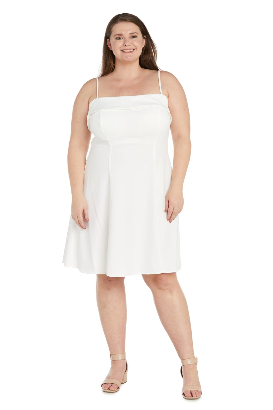 Plus Size Dresses Plus Size Short Cocktail Dress White