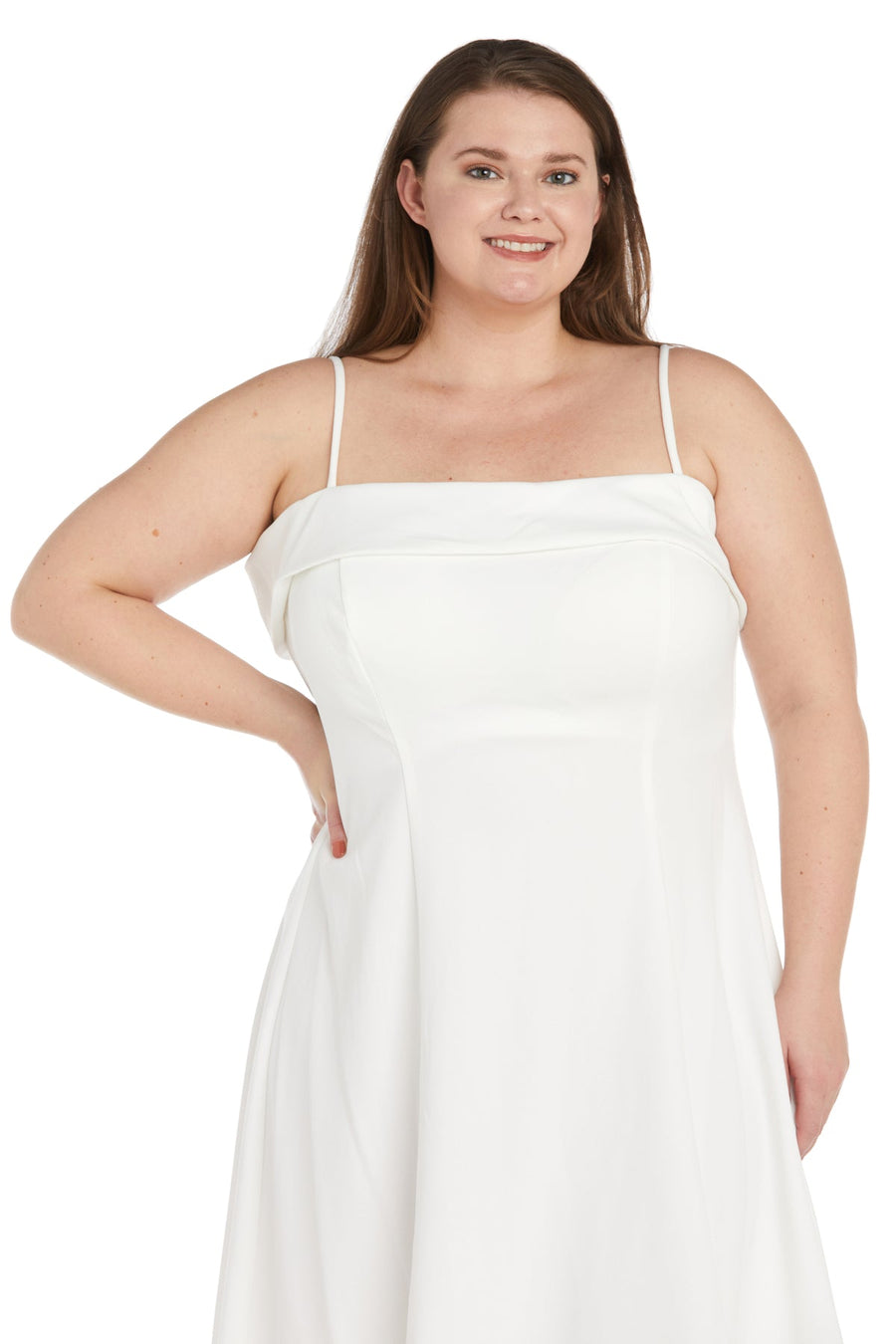 Plus Size Dresses Plus Size Short Cocktail Dress White