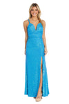 Formal Dresses Long Sequin Slit Formal Dress Turquoise