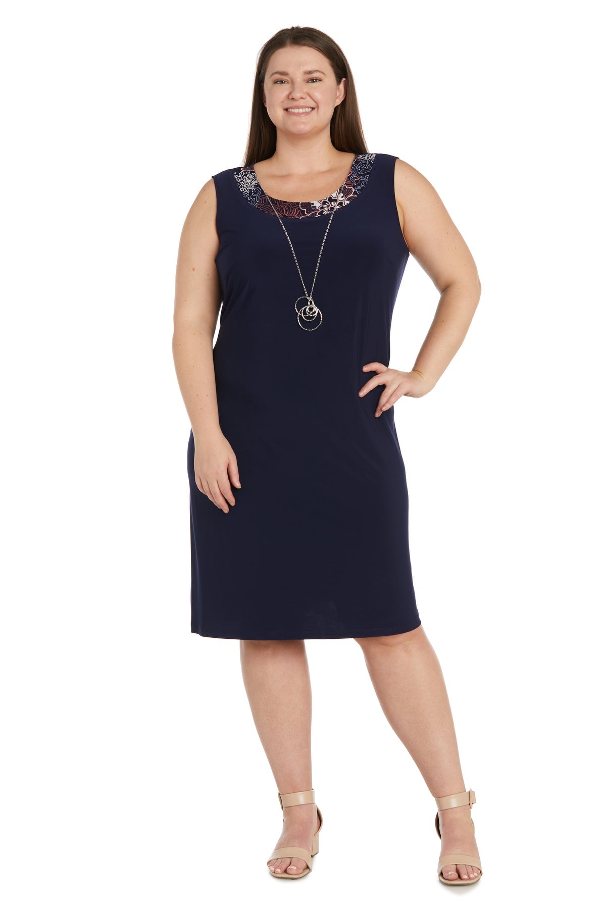 Plus Size Mother of the Bride Plus Size Short Jacket Dress Navy/Mauve