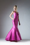 Formal Dresses Formal Fitted Mermaid Prom Long Dress Fuchsia