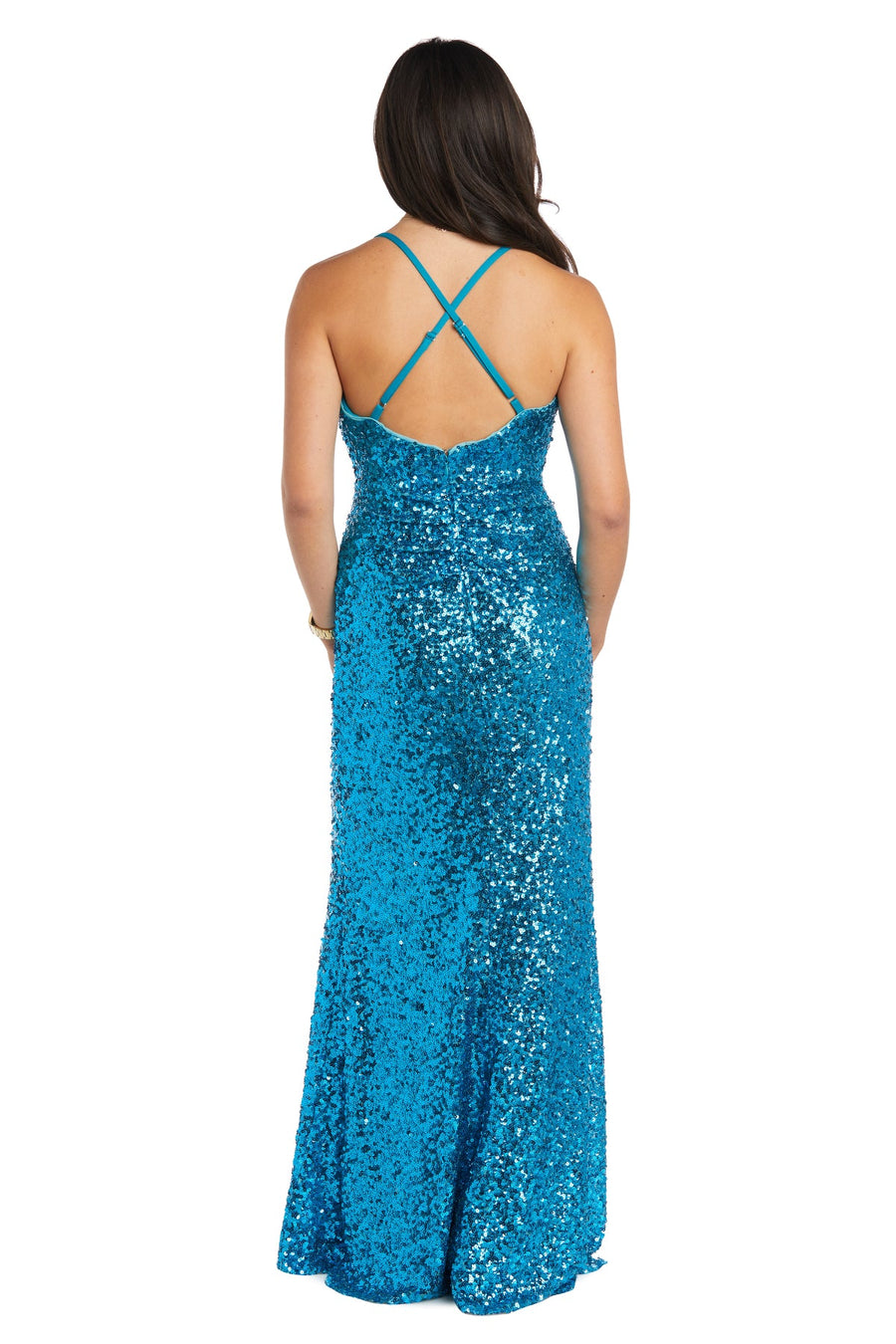 Formal Dresses Long Sequin Formal Dress Teal