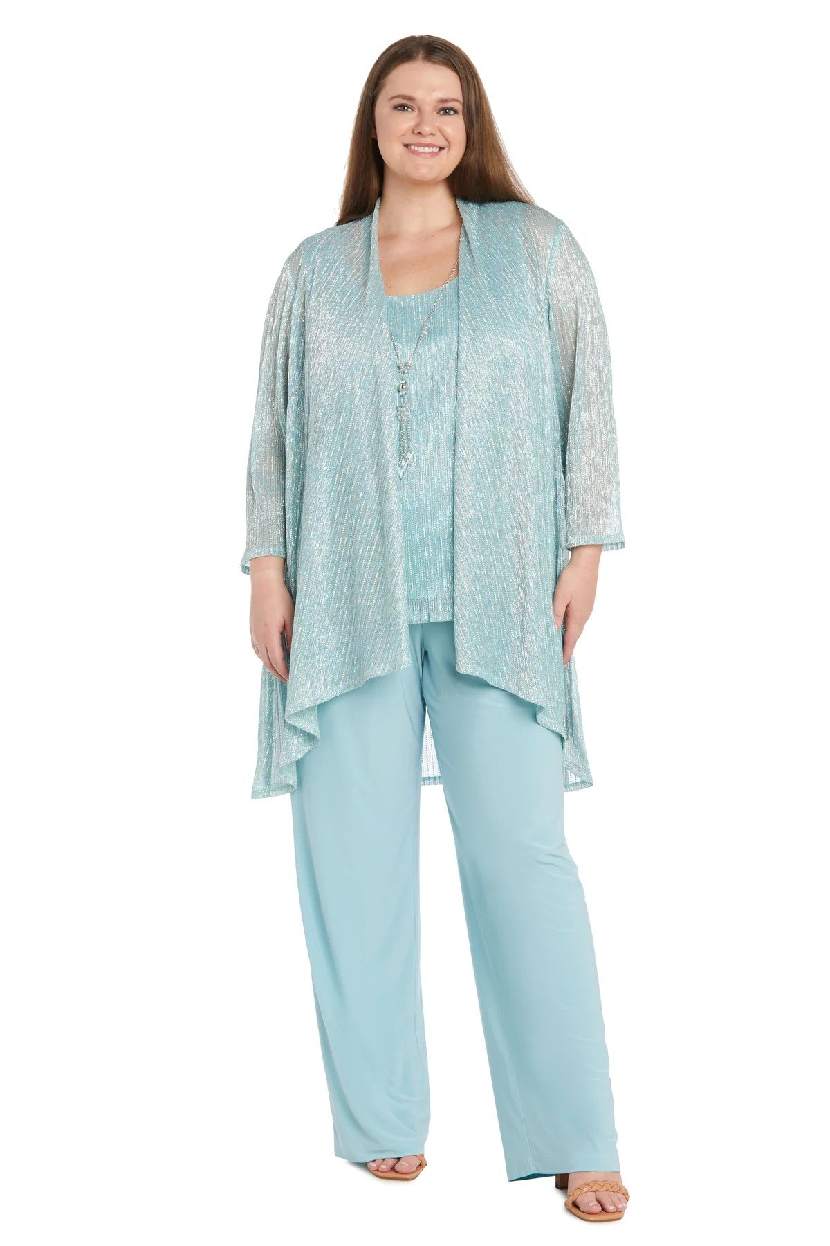 Pant Suit Plus Size Formal Long Pant Suit Seafoam