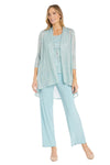 Pant Suit Long Formal Sequin Pant Suit Seafoam