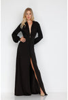 Formal Dresses Long Sleeve Formal Prom Beaded Dress Black