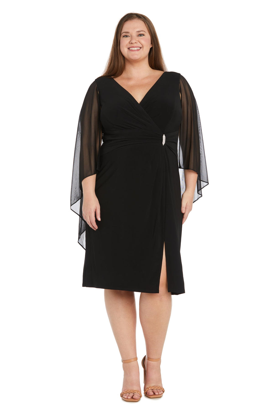 Plus Size Dresses Short Plus Size Cocktail Dress Black