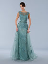 Stella Couture 23359 Long Formal Overskirt Prom Dress