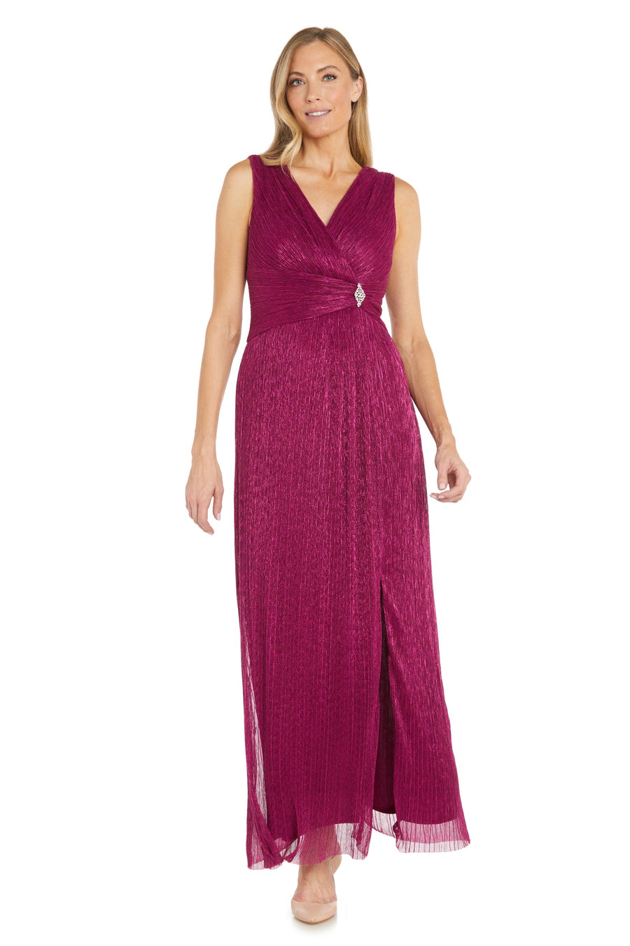 Mother of the Bride Dresses Long Metallic Dress Mother of the Bride Fuchsia