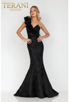 Formal Dresses Long Formal Prom Ruffle Mermaid Dress Black