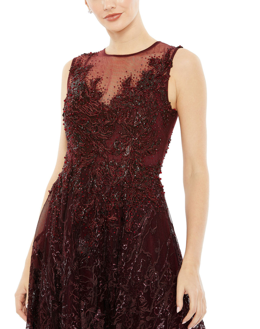 Formal Dresses Long Beaded Prom Formal Dress Burgundy