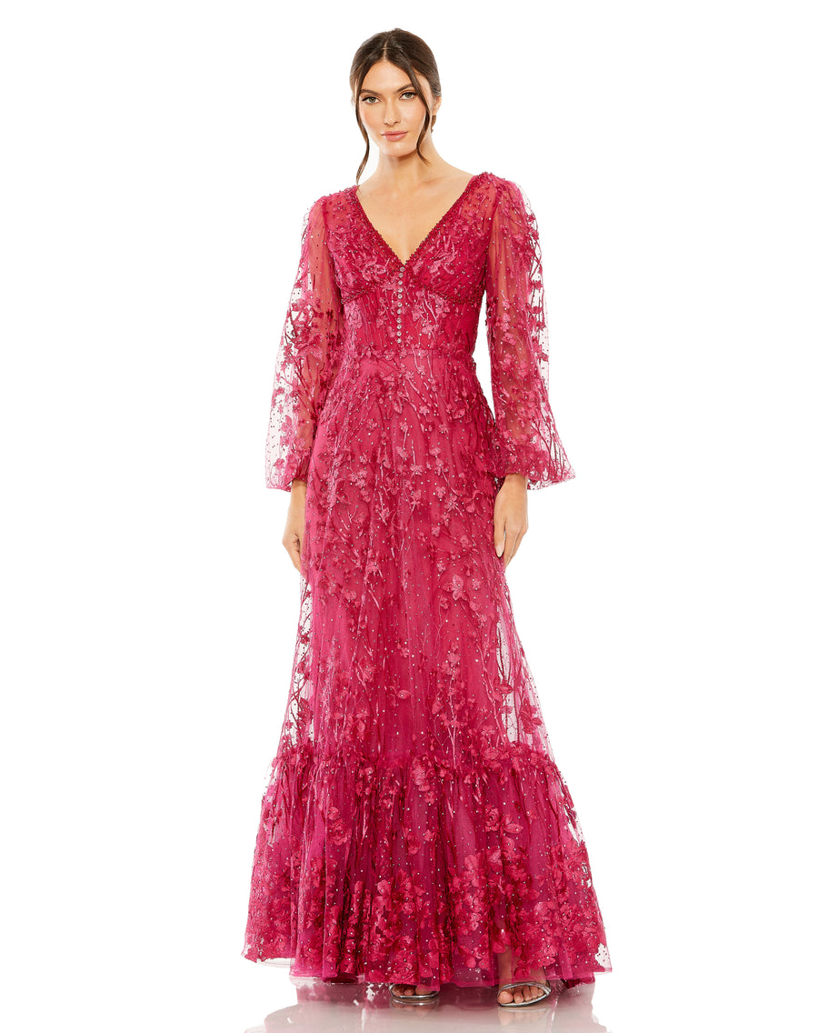 Mother of the Bride Dresses Long Mother of the Bride Lace Formal Gown Cranberry