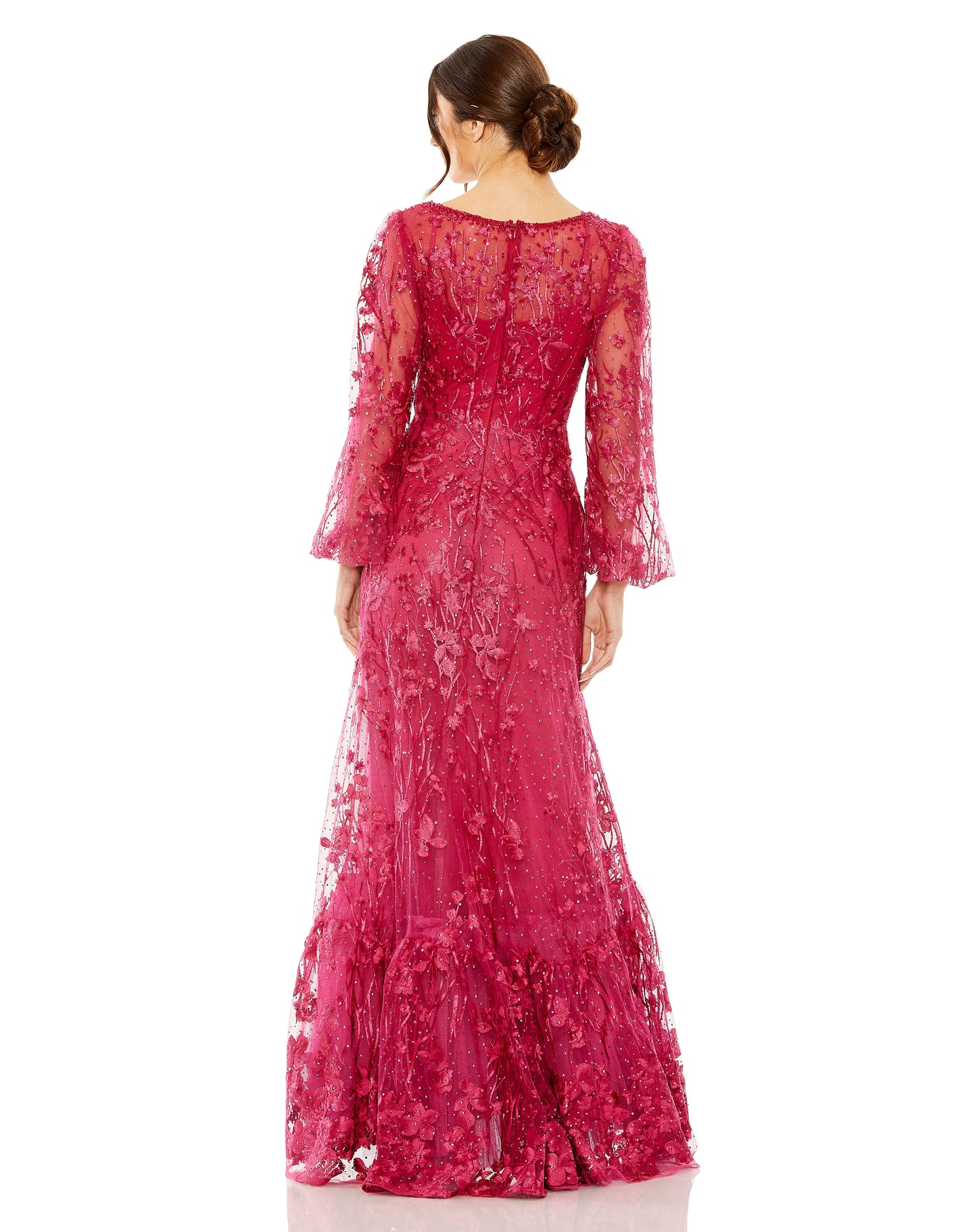 Mother of the Bride Dresses Long Mother of the Bride Lace Formal Gown Cranberry