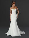 Wedding Dresses Long Mermaid Wedding Dress Off White