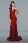 Prom Dresses Long Formal Glitter Prom Dress Lipstick