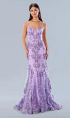 Prom Dresses Long Formal Glitter Prom Dress Lilac