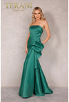 Terani Couture Prom Long Strapless Dress 2111P4019 - The Dress Outlet Emerald