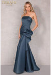 Terani Couture Prom Long Strapless Dress 2111P4019 - The Dress Outlet Navy