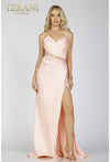 Terani Couture Long Strapless Prom Dress 2111P4020 - The Dress Outlet Light Blush