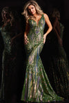 Prom Dresses Long Formal Sleeveless Prom Dress Green