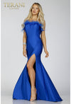 Formal Dresses Long Formal Prom Feather Mermaid Dress Royal Blue