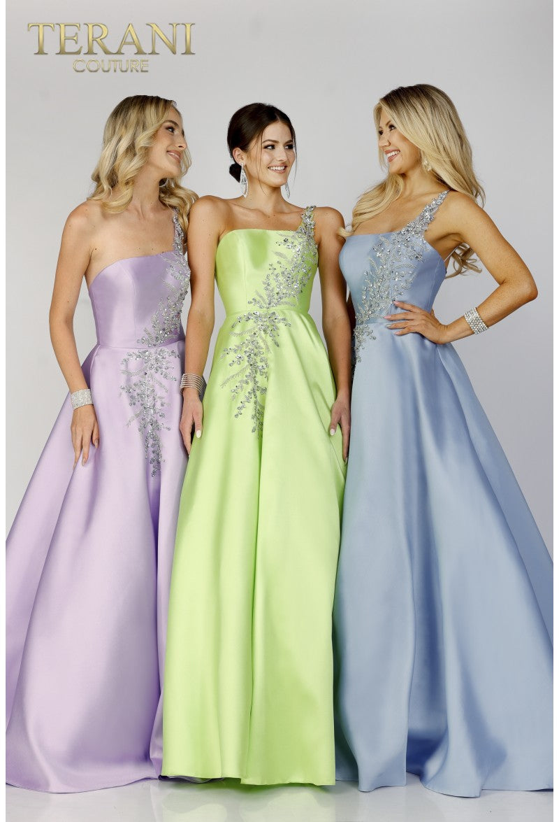 Prom Dresses Long Formal Prom Beaded A Line Dress Lavender Lime Slate