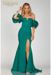 Prom Dresses Long Ruffle Formal Prom Dress Emerald